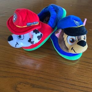 Nickelodeon Paw patrol toddler slippers, size 9-10